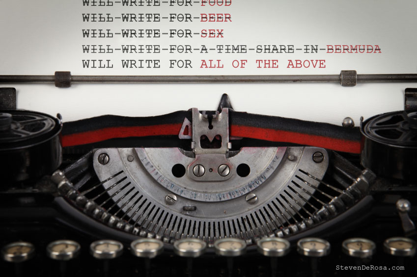 Will write for …